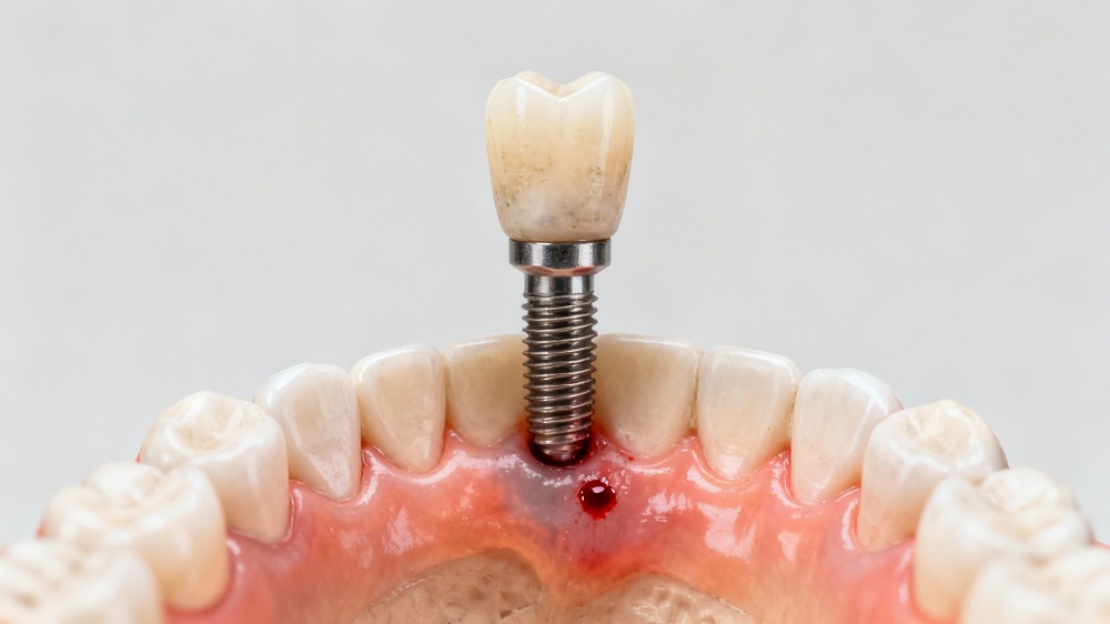 Bleeding after implant